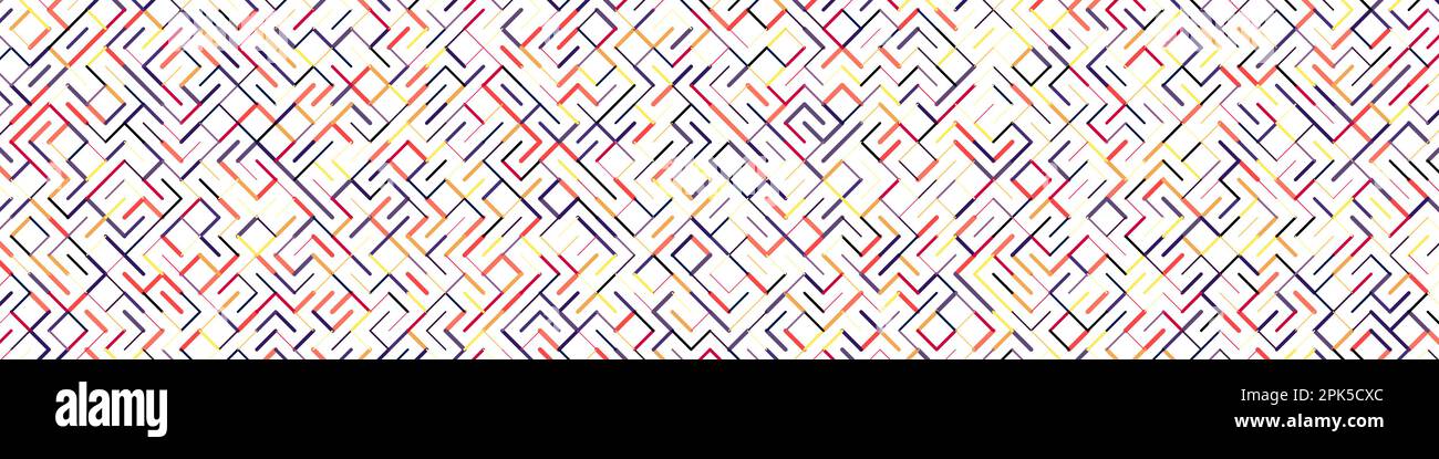 Color rotated lines background generative pattern illustration Stock Vector