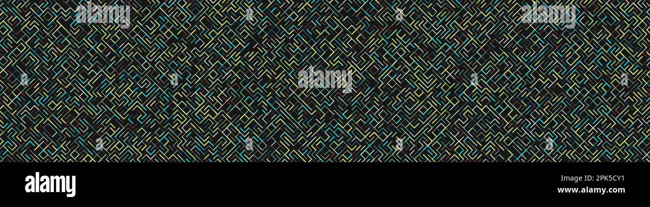 Color rotated lines background generative pattern illustration Stock Vector