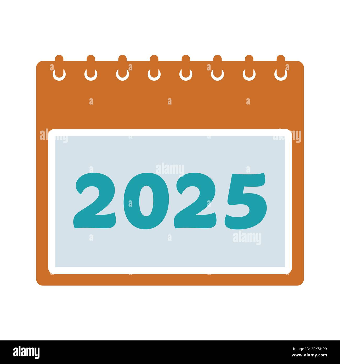2025 Calendar Colored Icon. Editable Vector EPS Symbol Illustration 2025 Calendar Colored Icon. Editable Vector EPS Symbol Illustration
