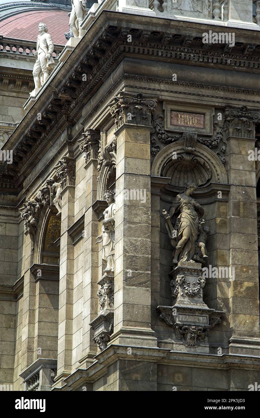 Budapest, Węgry Ungarn Hungary, Hungarian State Opera House, outside; Magyar Állami Operaház; Ungarische Staatsoper, außen; Węgierska Opera Państwowa Stock Photo
