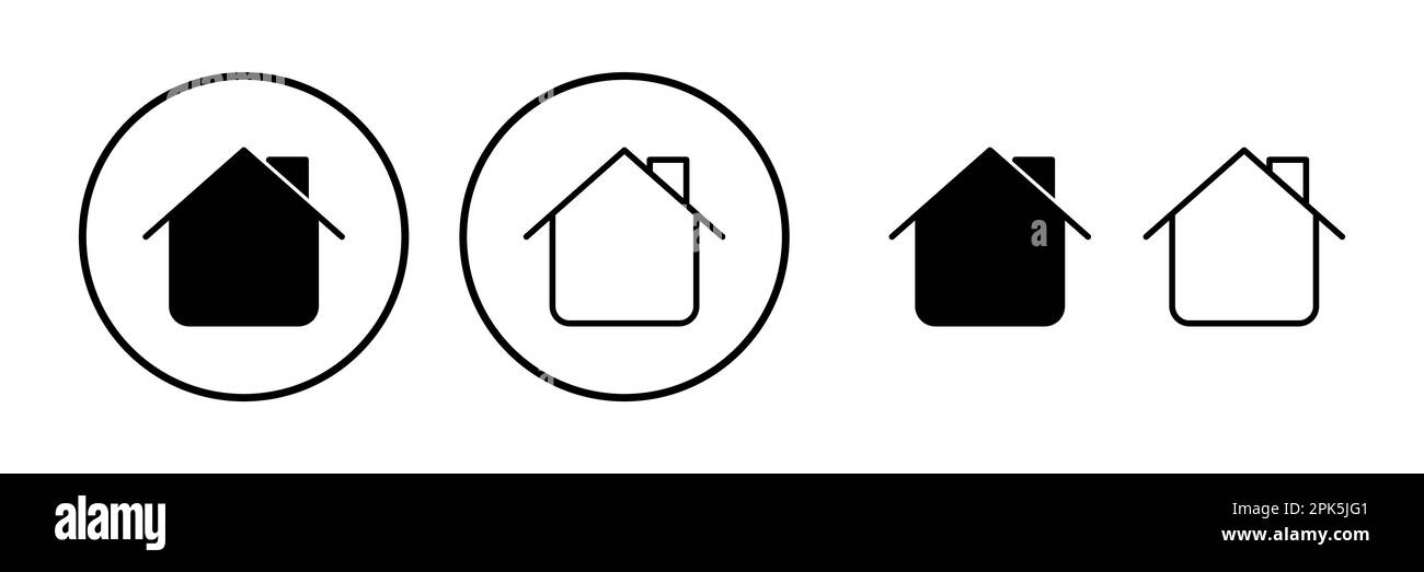 Home icon vector. House vector icon Stock Vector Image & Art - Alamy