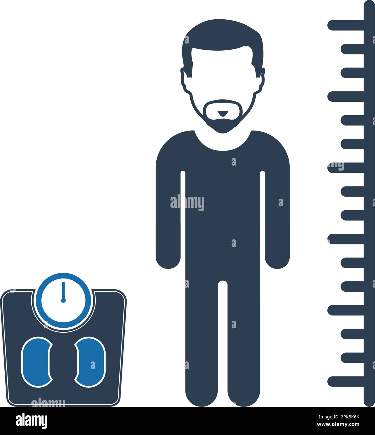 Premium Vector  Body mass index chart bmi of man and woman scale