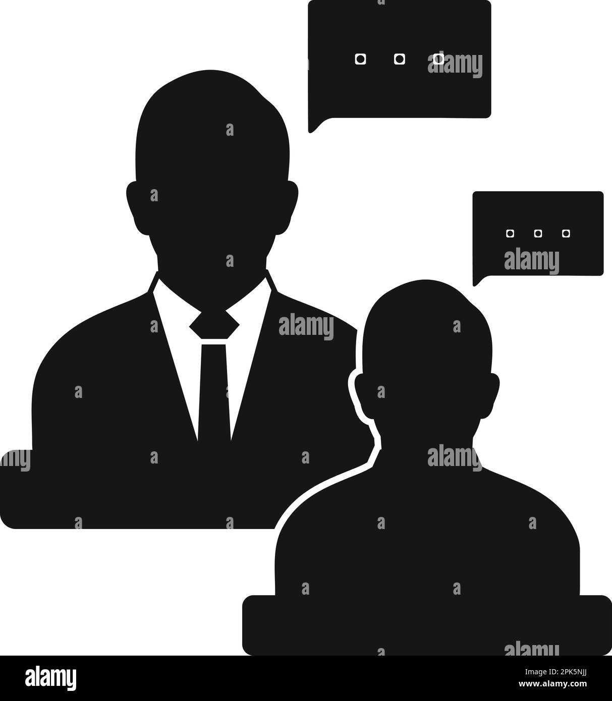Business Meeting Icon. Flat style vector EPS Stock Vector Image & Art ...