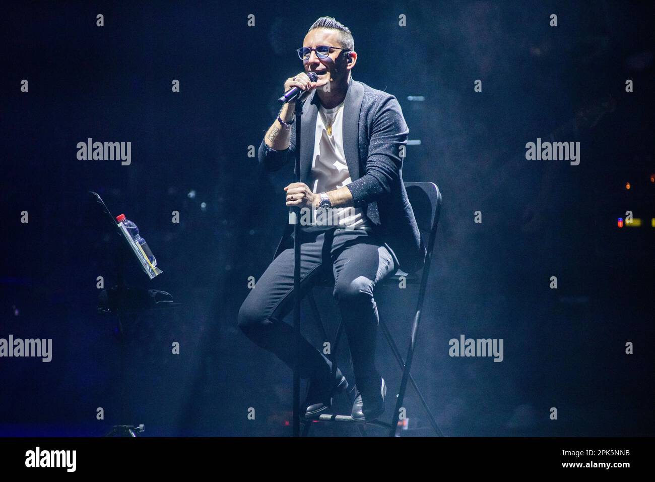 Milan Italy. 05 April 2023. The Italian band MODA' performs live on ...