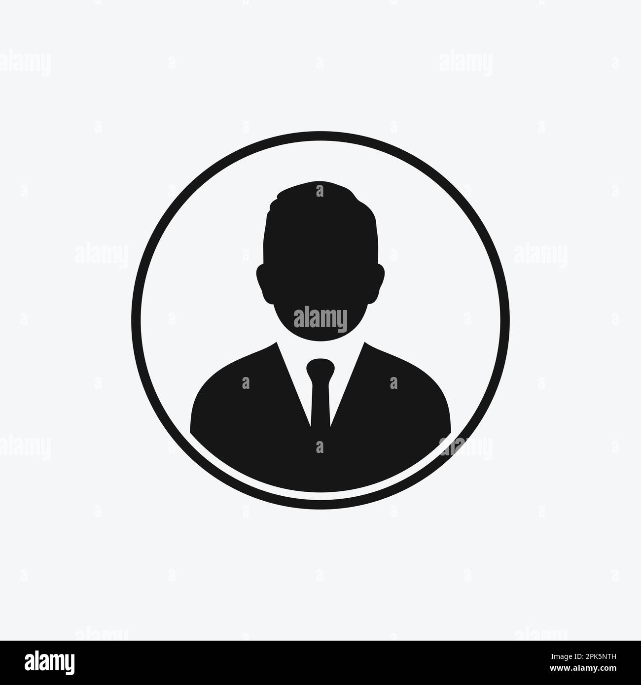 Business User Profile Icon. Editable Vector EPS Symbol Illustration ...