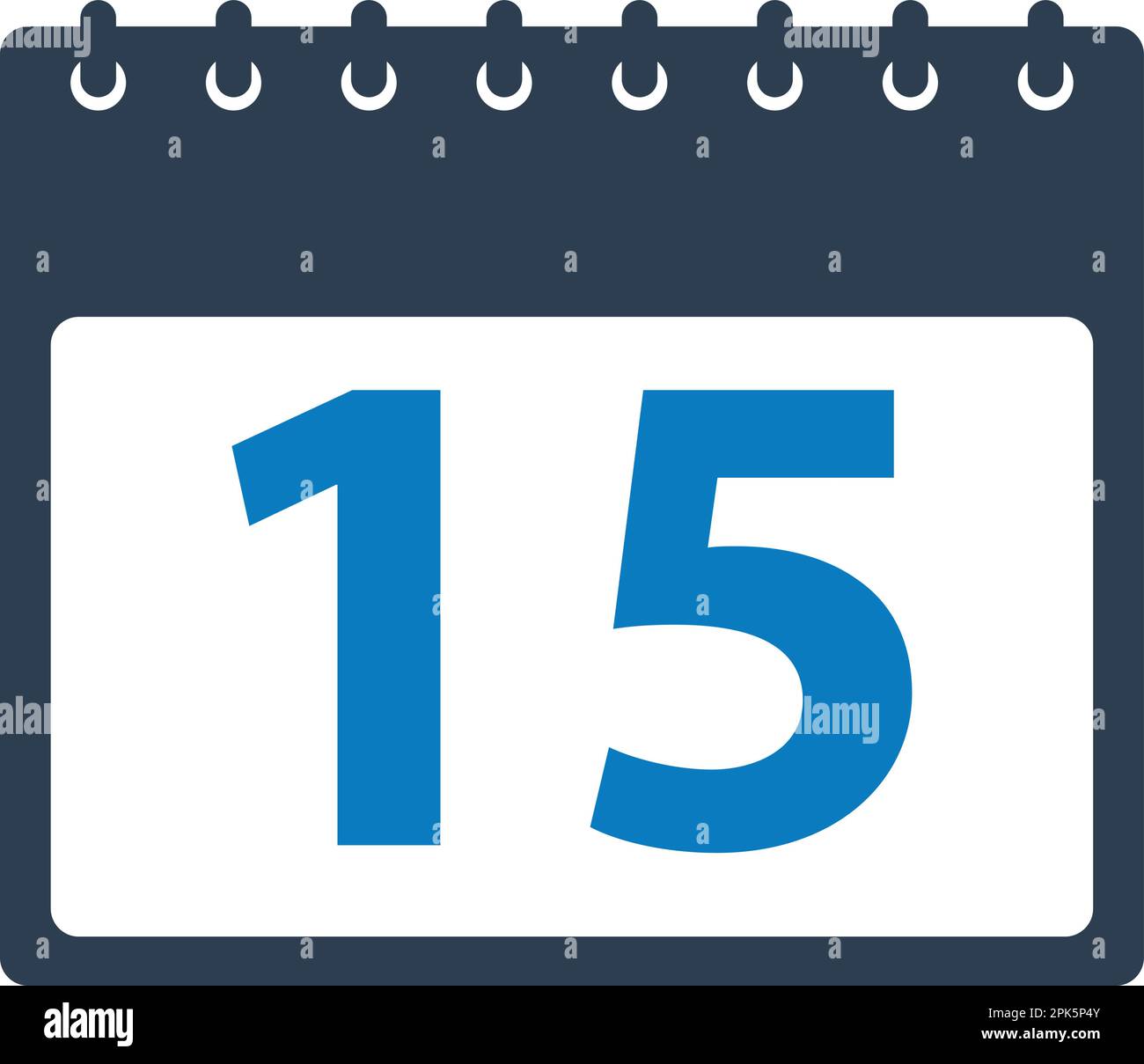 Calendar Icon. Flat style vector EPS Stock Vector Image & Art - Alamy