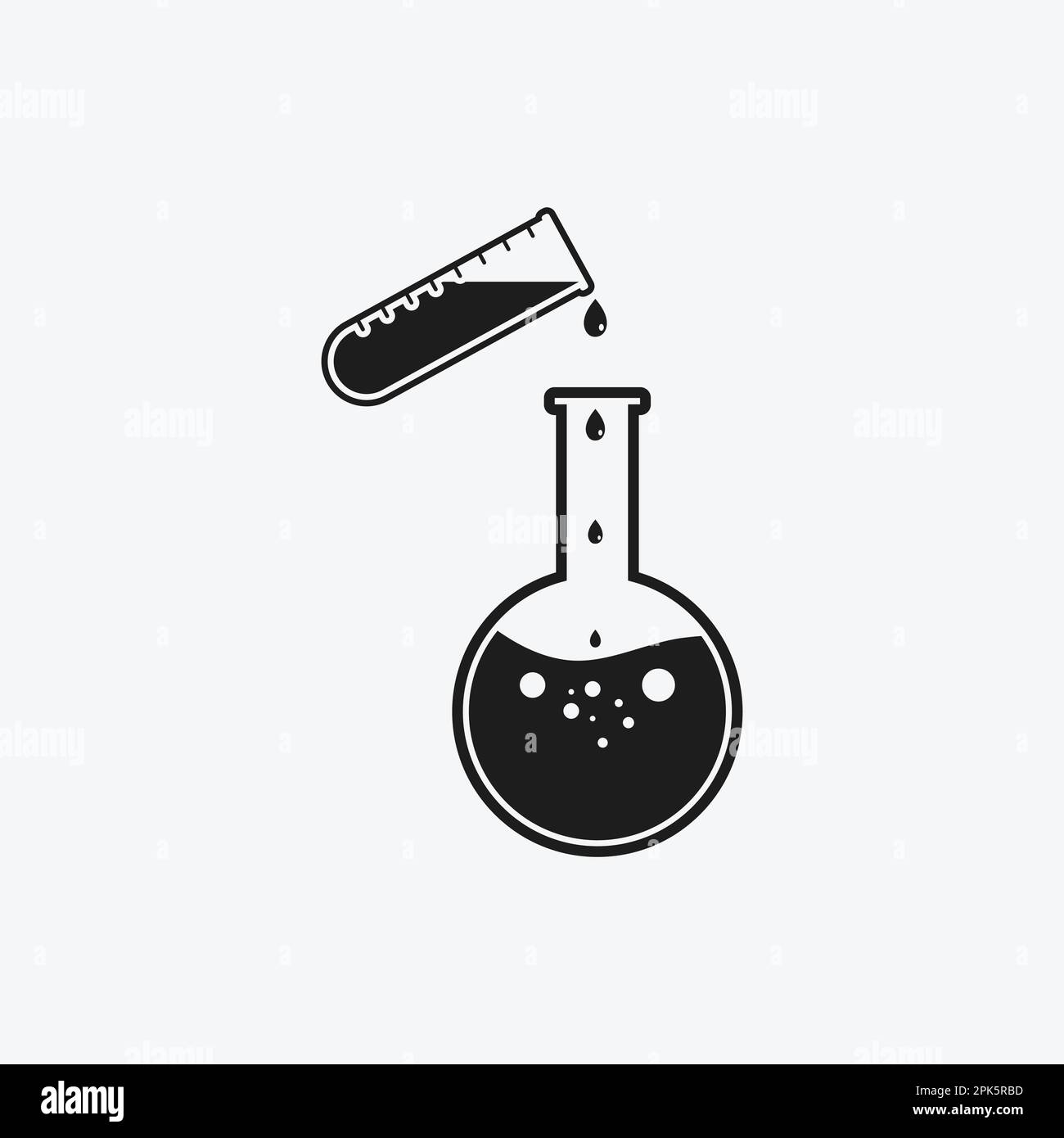 Laboratory Test Icon. Editable Vector EPS Symbol Illustration Stock