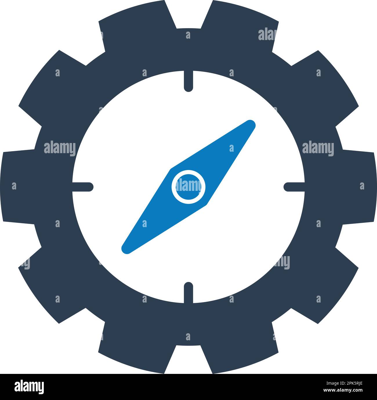 Compass icon. Flat style vector EPS Stock Vector Image & Art - Alamy