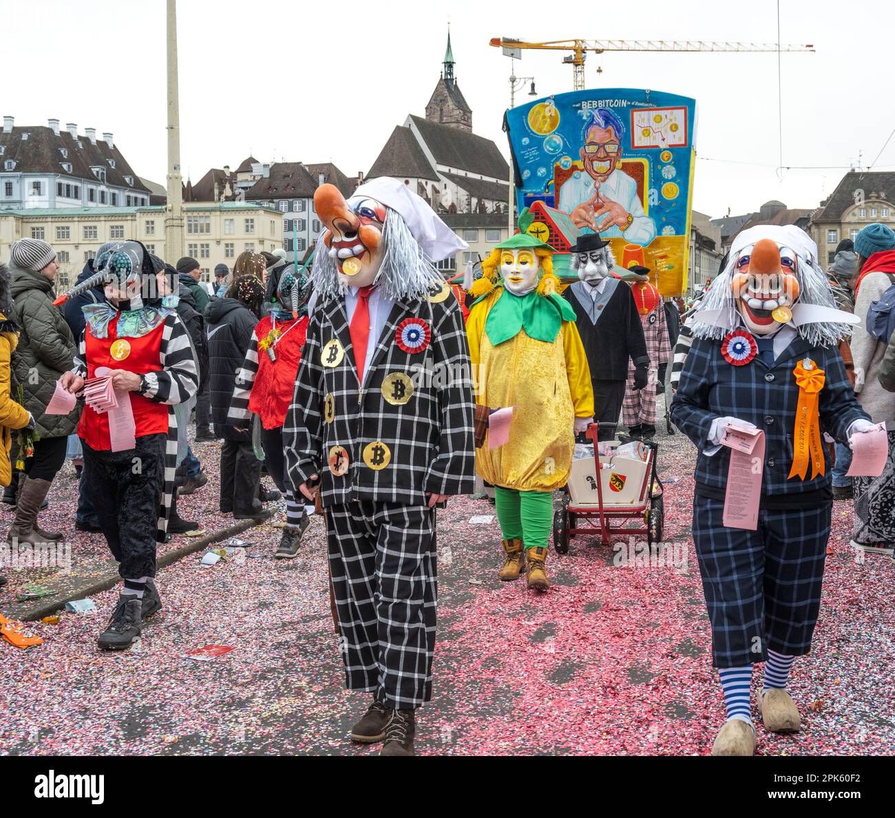 Costume at the Basel Fasnacht parade in Switzerland Stock Photo Alamy