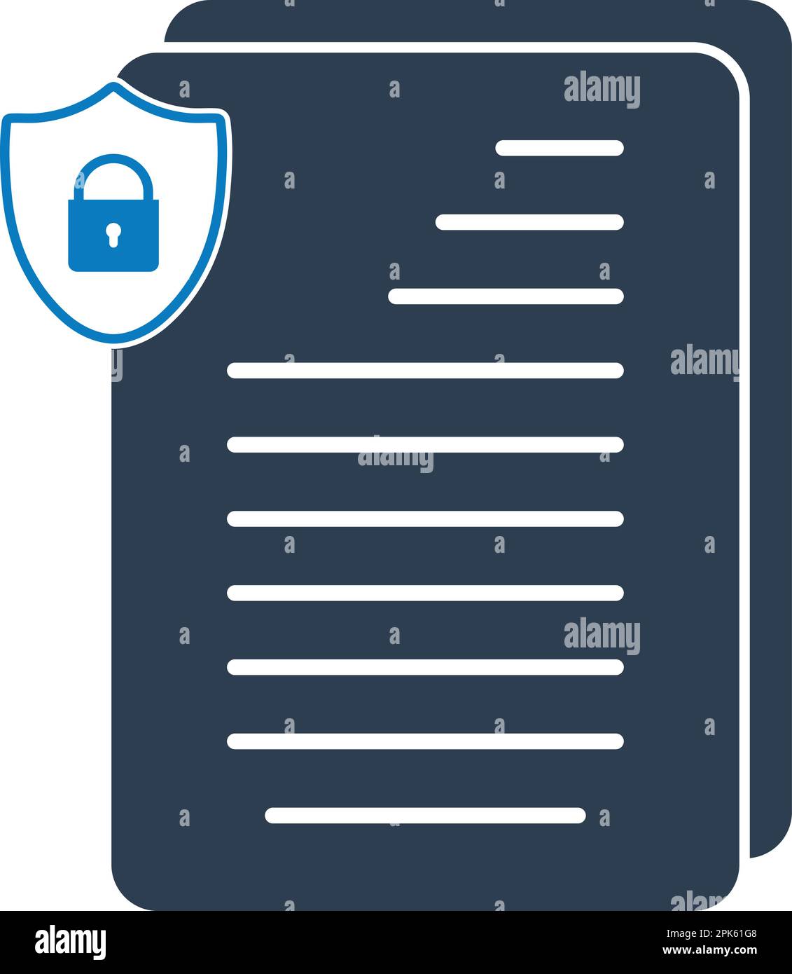 Data Protection Icon. Flat style vector EPS Stock Vector Image & Art ...