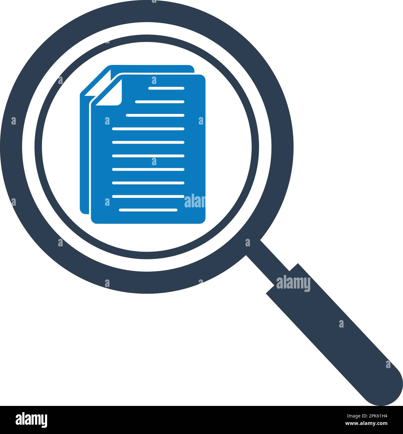 Search document Icon. Flat style vector EPS. Stock Vector