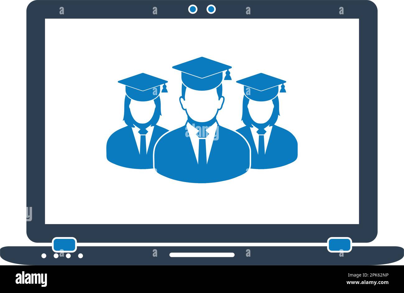 E learning icon Stock Vector Images - Alamy