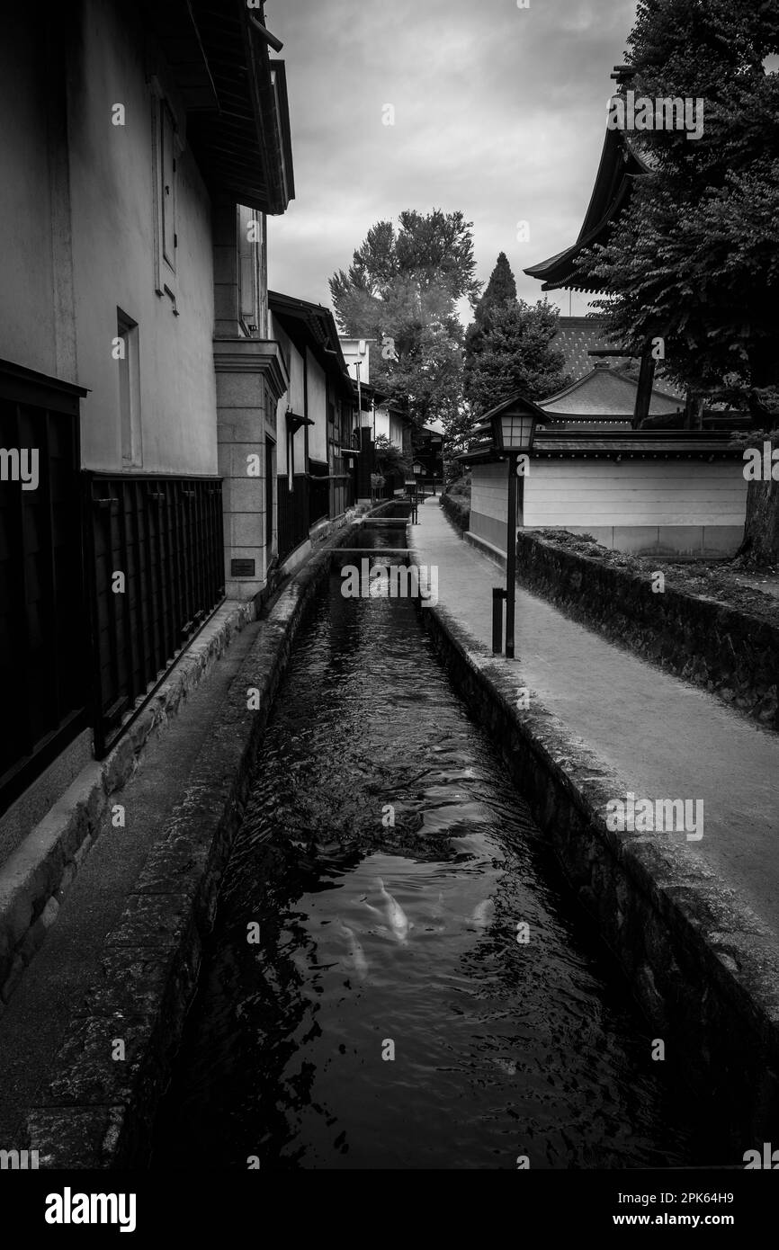 Waterways in Takayama, Japan Stock Photo Alamy