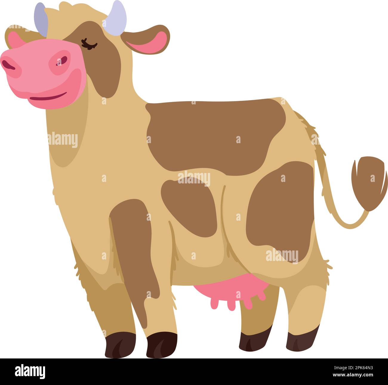 cow farm animal Stock Vector Image & Art - Alamy