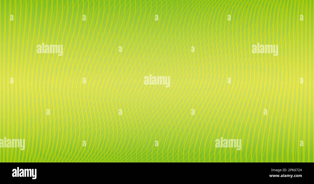 Abstract Vector Background Illustration With Green Wavy Lines Stock ...