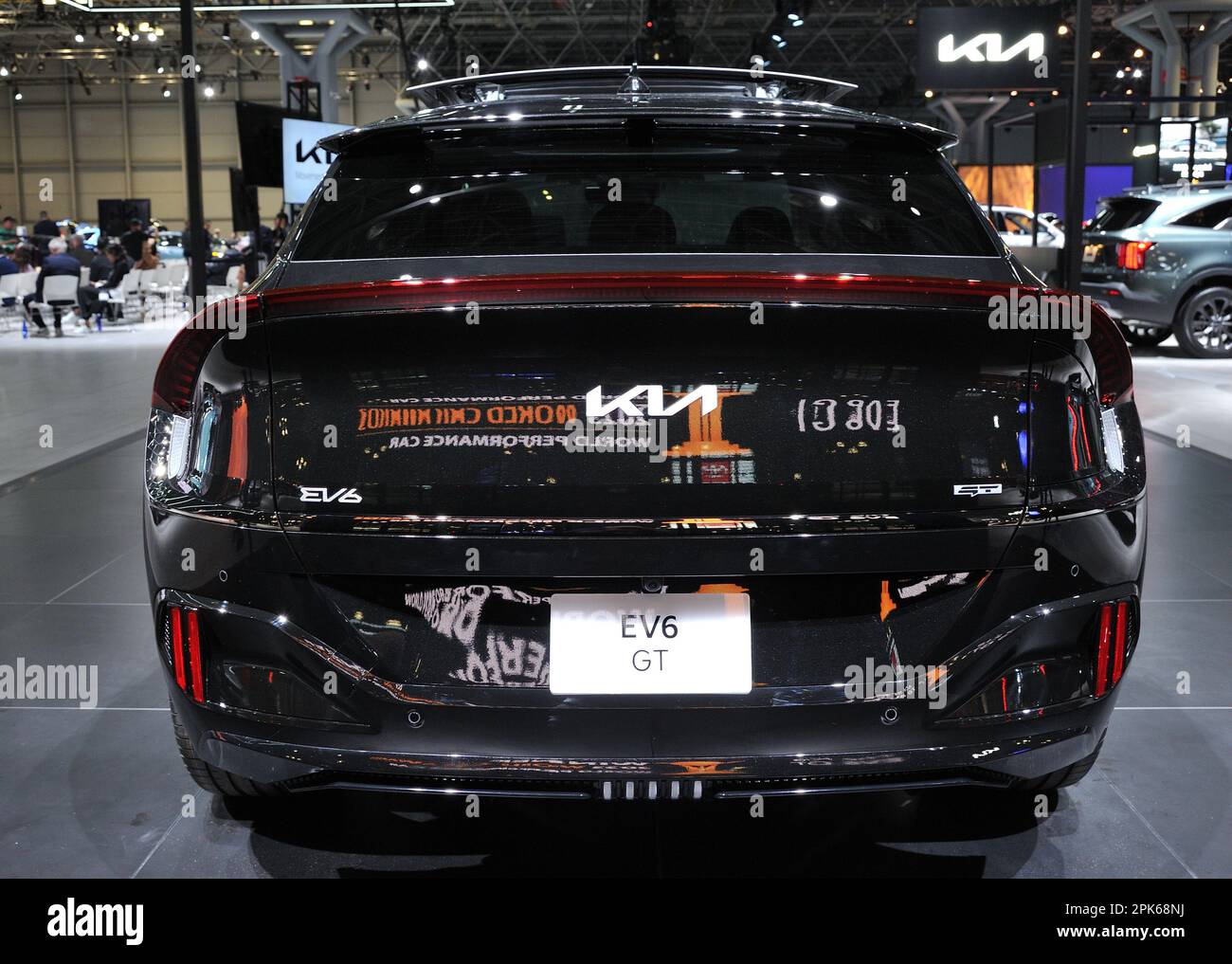 World Car Award winner for World Performance car, on display at the