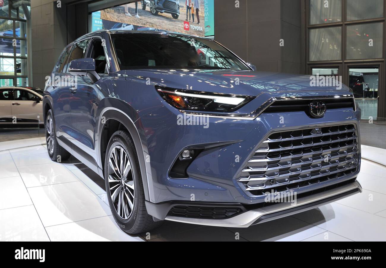 2023 Toyota Grand Highlander on display at the 2023 NY International ...