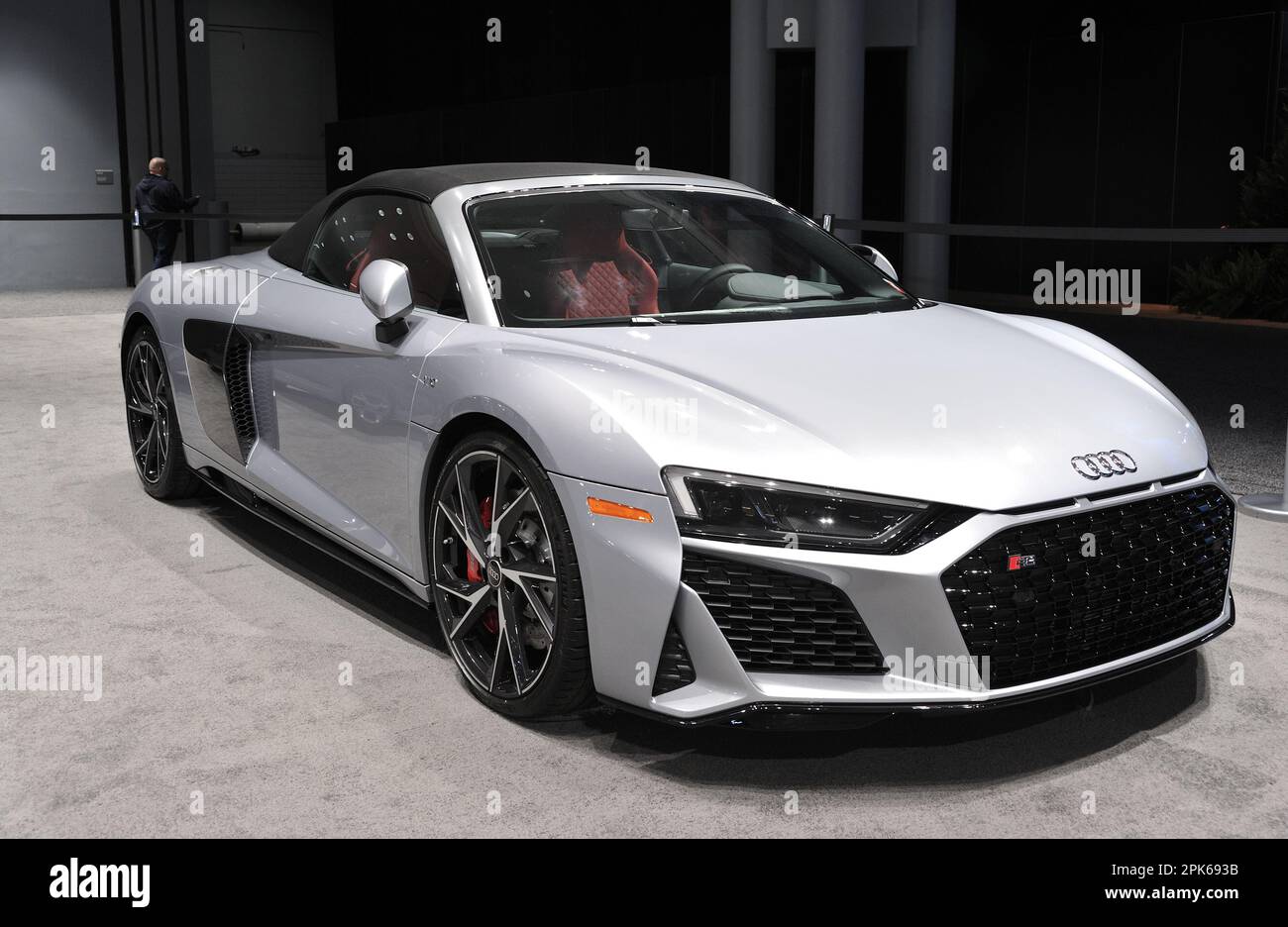 2023 Audi R8 V10 Spyder on display at the 2023 NY International Auto ...