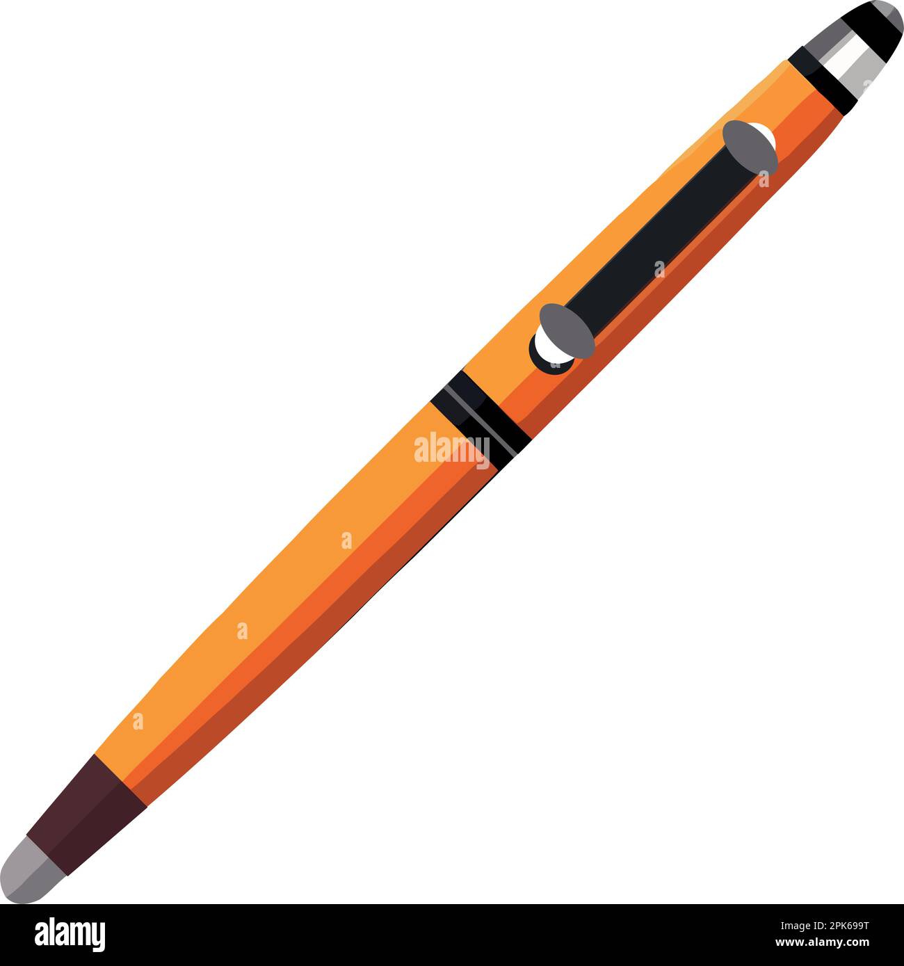 Yellow ballpoint pen Stock Vector Image & Art - Alamy