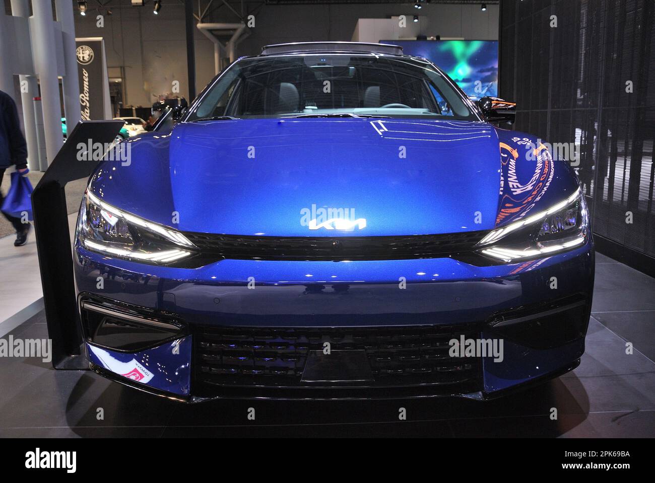 World Car Award winner for World Performance Car, on display at the