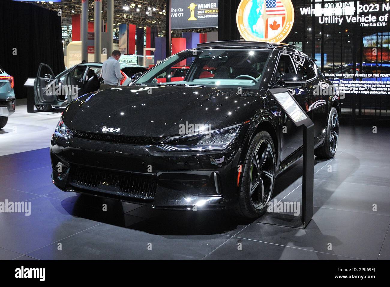 World Car Award winner for World Performance Car, on display at the