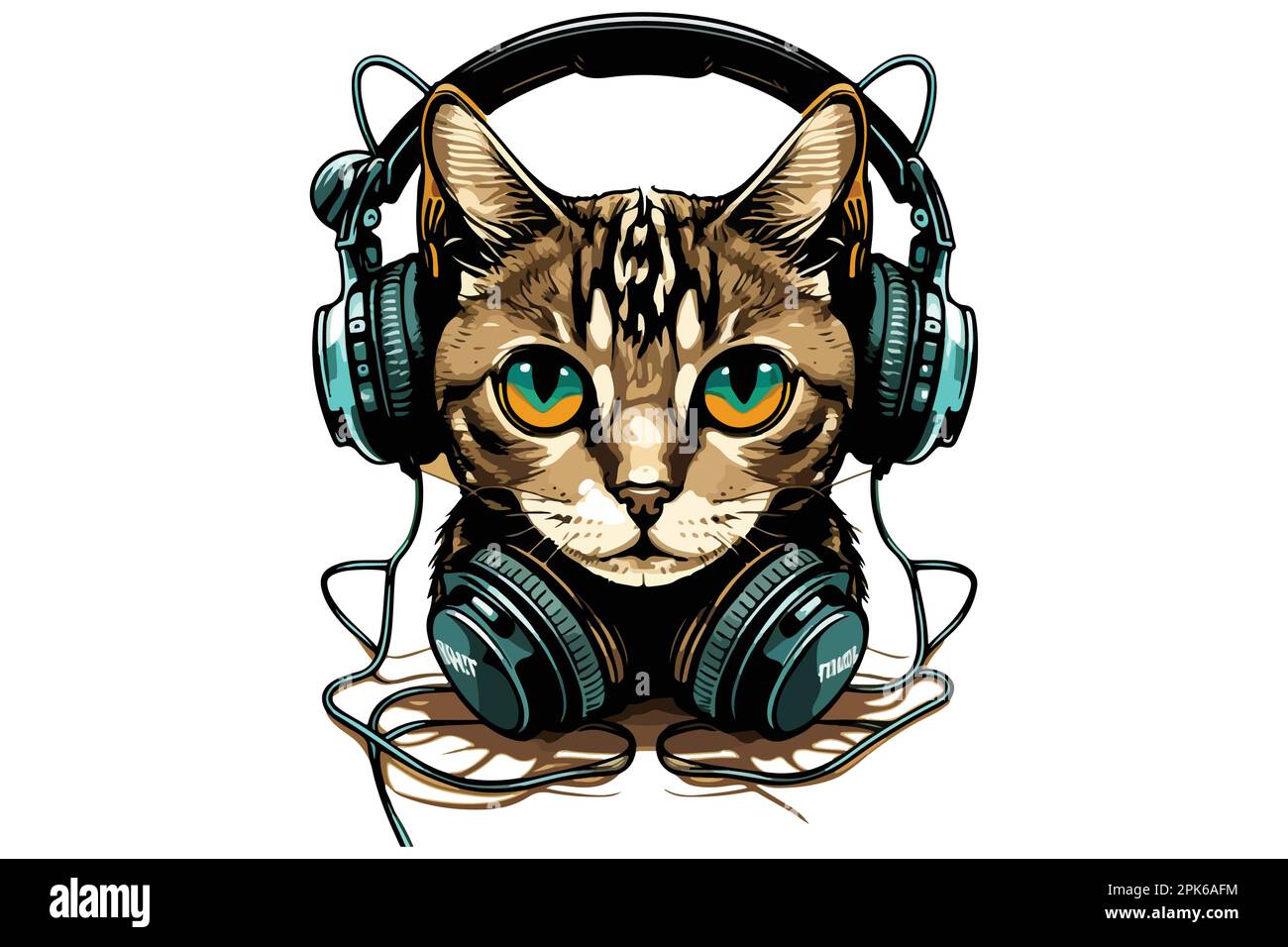 Anime Cat Wearing Headphones Hi Res Stock Photography And Images Alamy