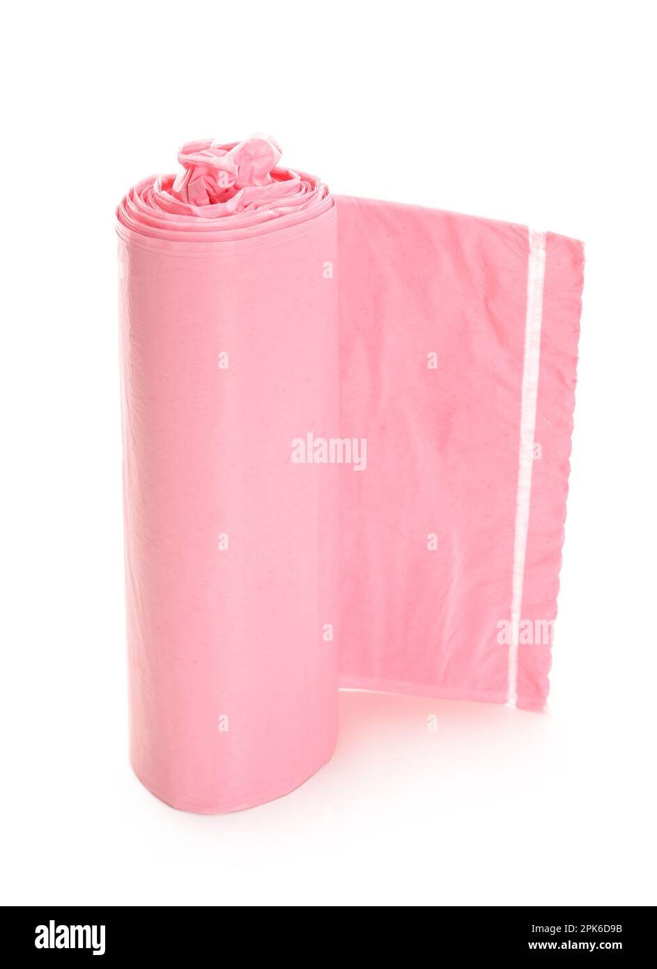 https://c8.alamy.com/comp/2PK6D9B/pink-roll-of-garbage-bags-isolated-on-white-background-2PK6D9B.jpg