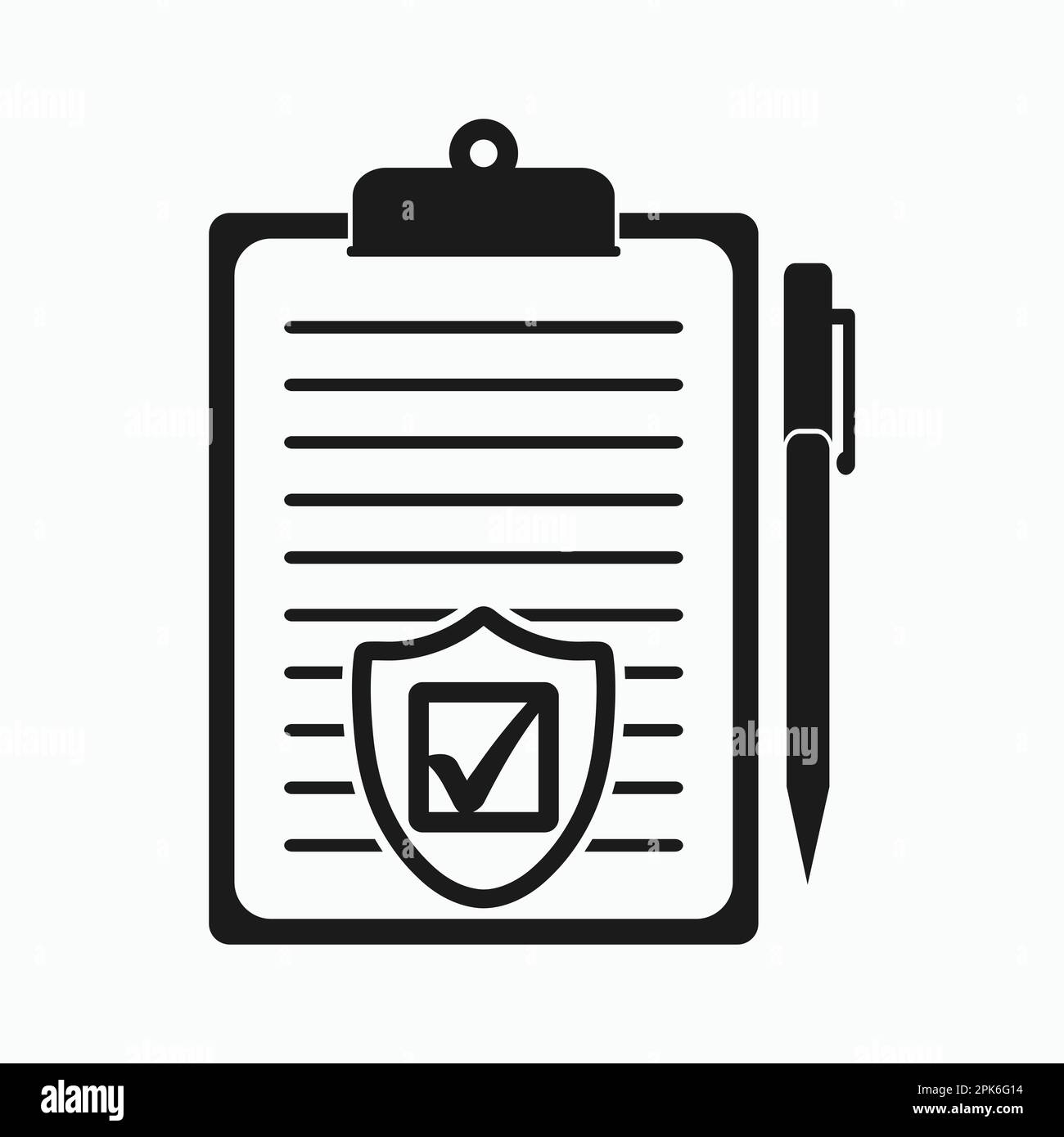 Insurance icon. Flat style vector EPS Stock Vector Image & Art - Alamy