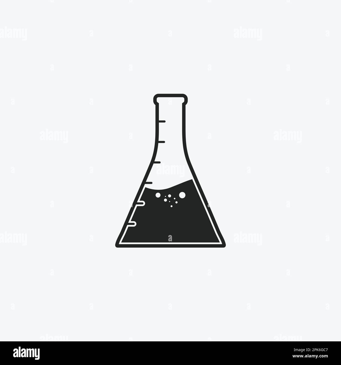 Chemistry Laboratory Flask Icon. Editable Vector EPS Symbol
