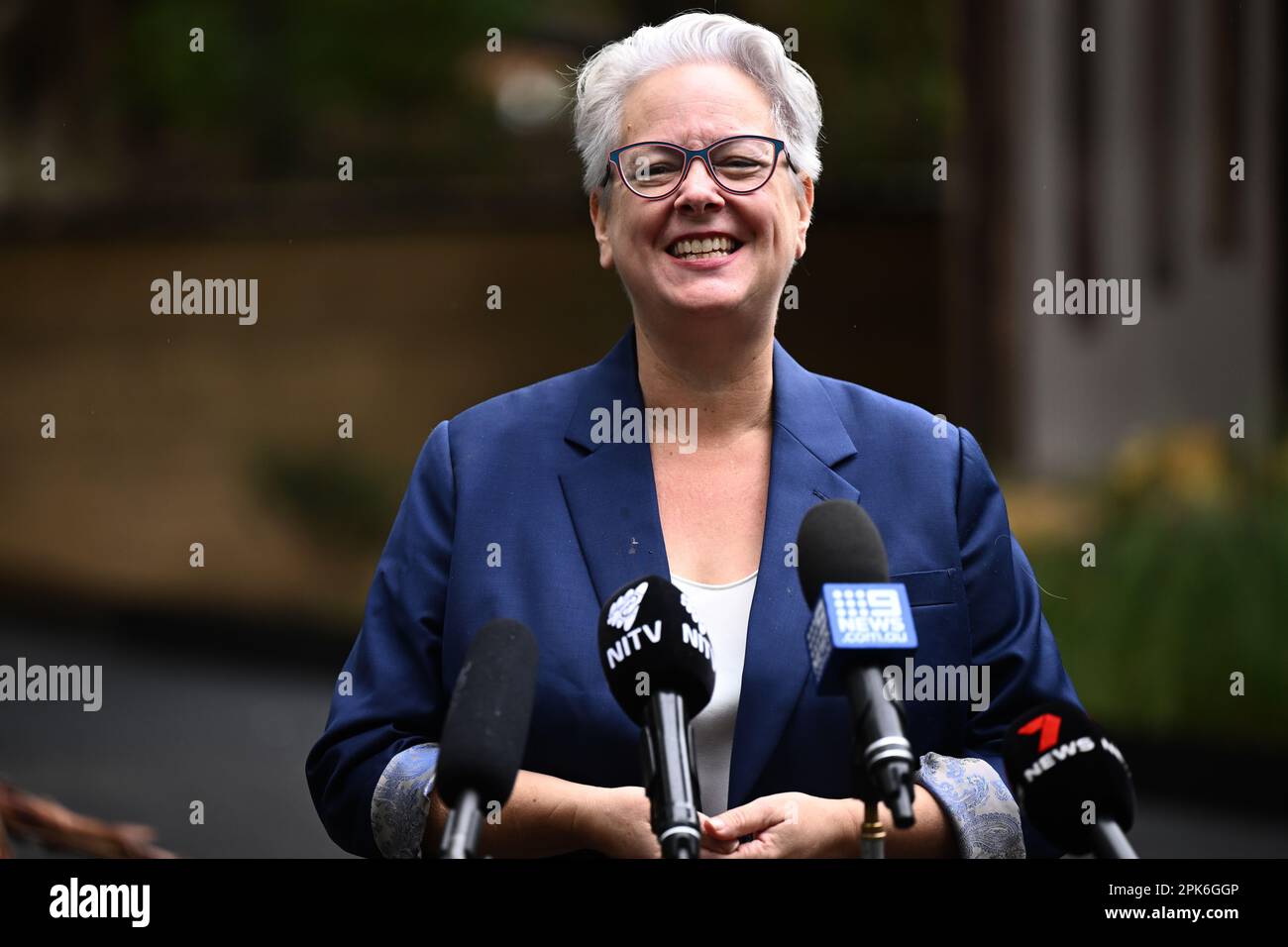NSW Environment Minister Penny Sharpe speaks during the opening of the ...