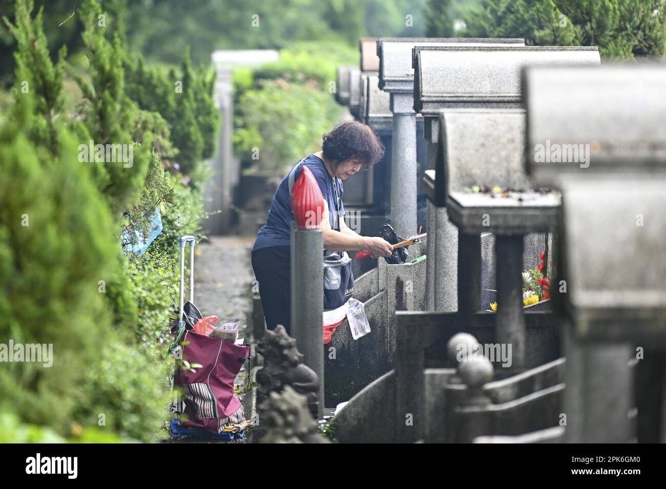 **CHINESE MAINLAND, HONG KONG, MACAU AND TAIWAN OUT** People sweep