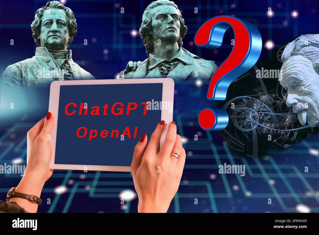 Symbol photo, ChatGBT, AI, OpenAI, chatbot, artificial intelligence, IT ...