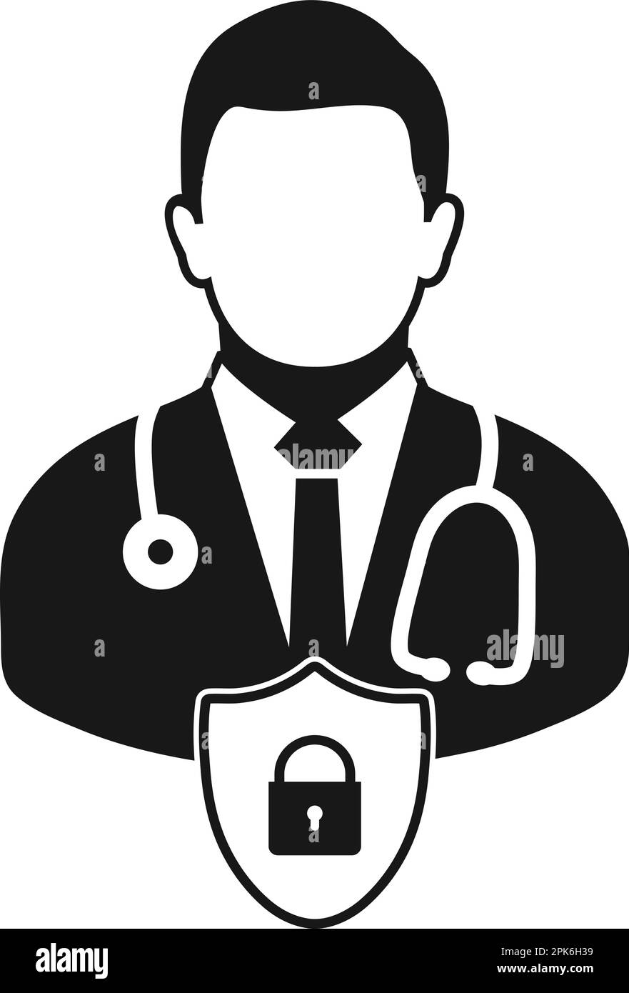 Medical and health insurance icon. Flat style vector EPS Stock Vector ...