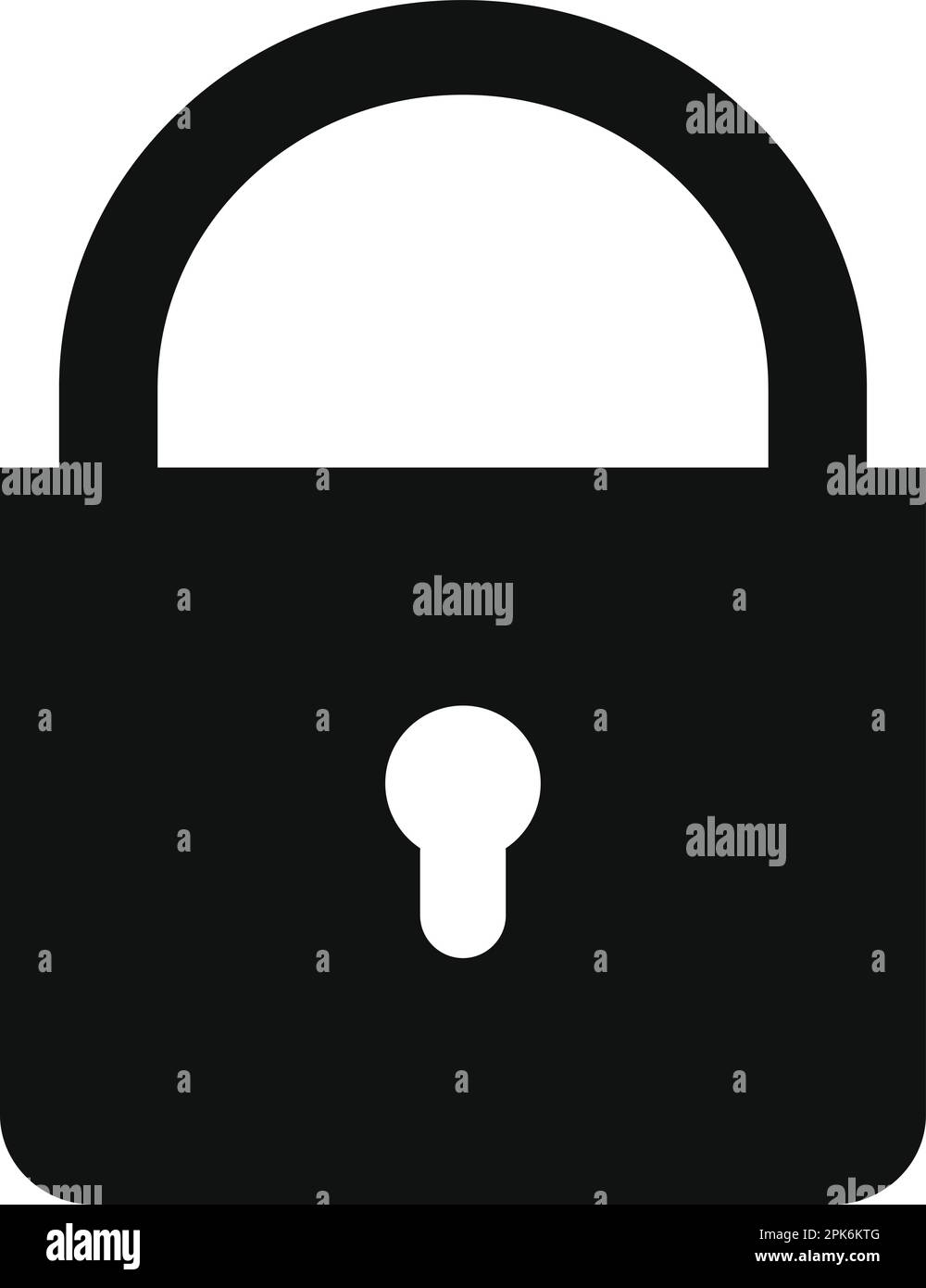 Lock Icon. Flat style vector EPS Stock Vector Image & Art - Alamy