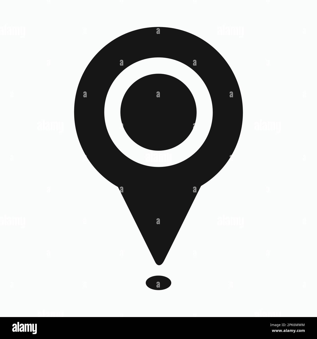 Location Icon. Flat style vector EPS Stock Vector Image & Art - Alamy