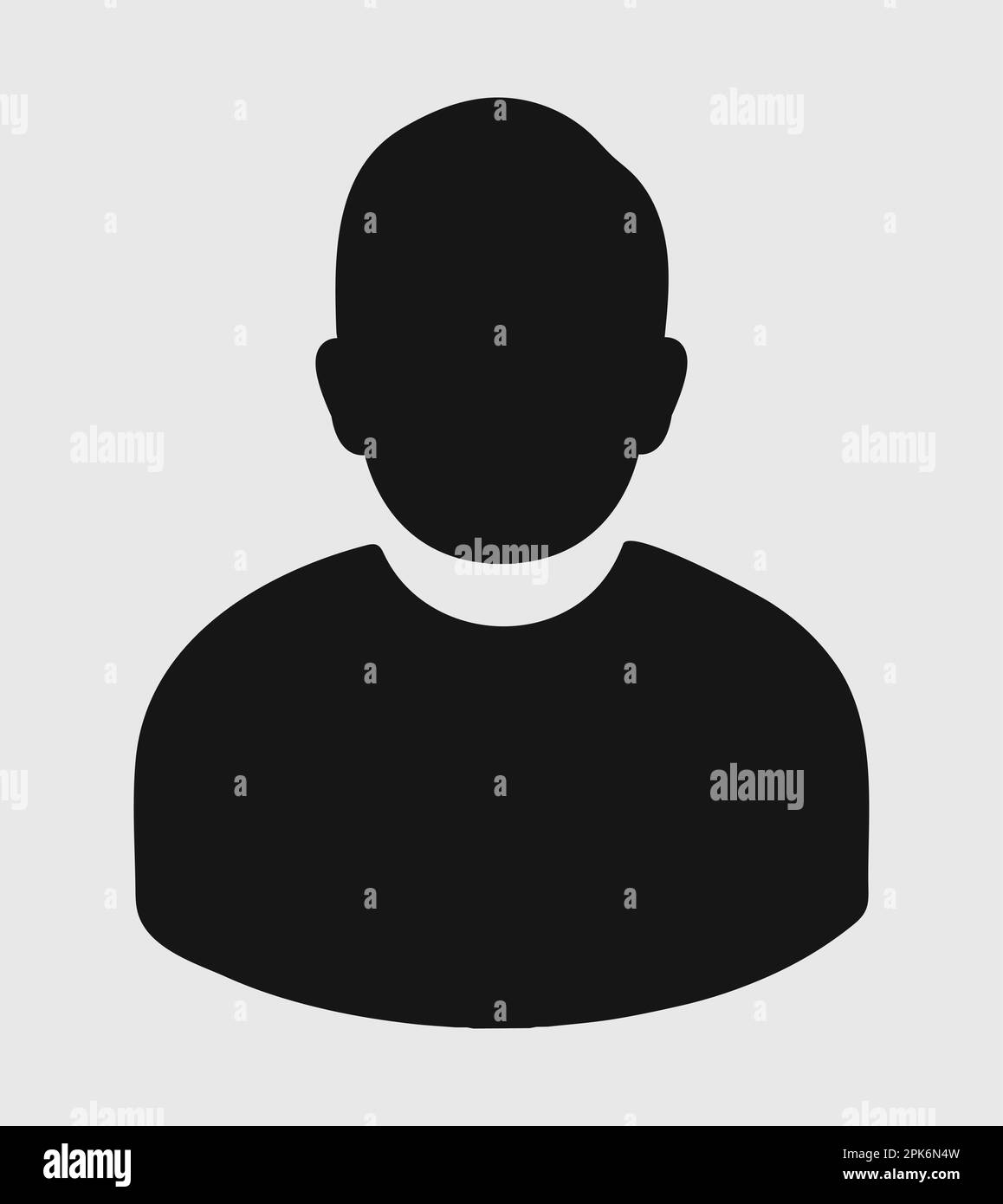 Man profile on white Stock Vector Images - Alamy