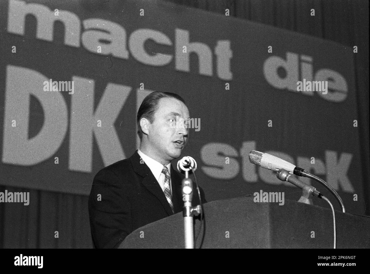 Personalities from politics, business and culture from the years 1965-71. Manfred Kapluck (DKP) d. 2014, DEU, Germany Stock Photo
