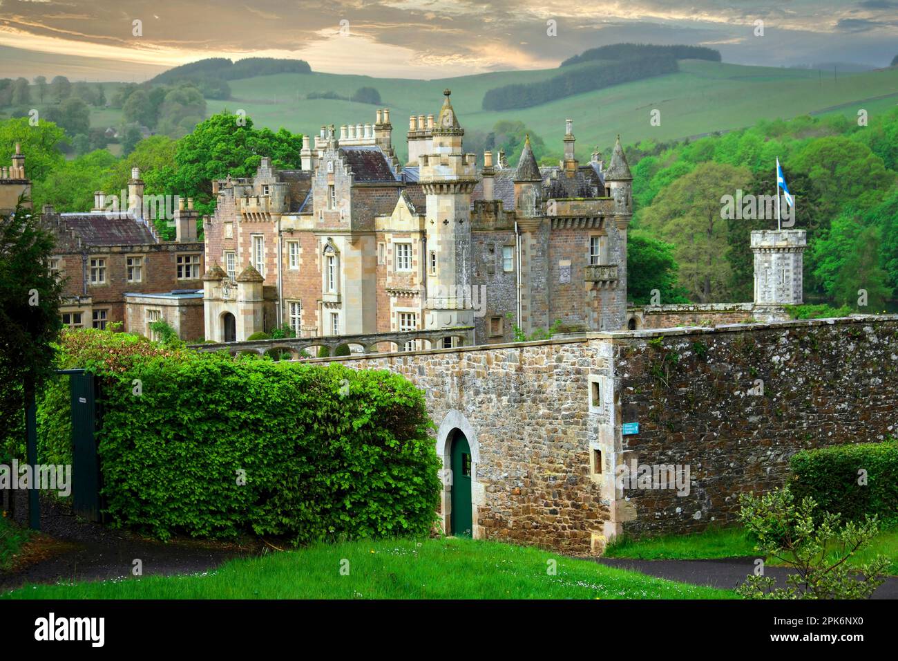 Abbotsford House, residence of Sir Walter Scott, Melrose, Borders