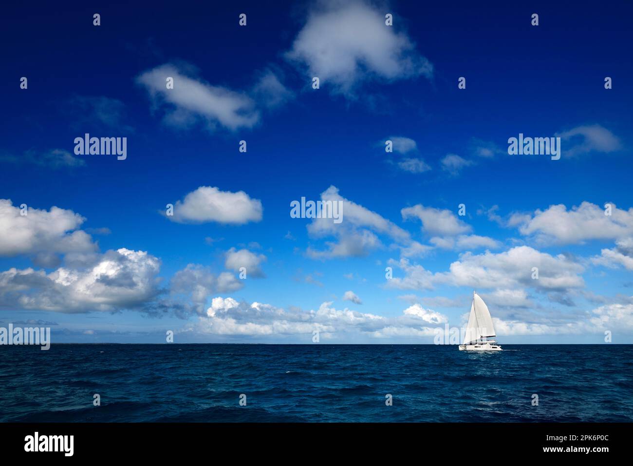 Sailing Catamaran, Exuma Cays, Bahamas Stock Photo Alamy