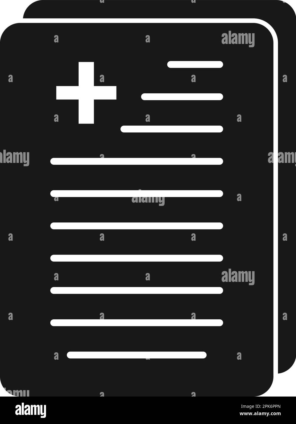 Medical Report Icon. Flat style vector EPS Stock Vector Image & Art Alamy