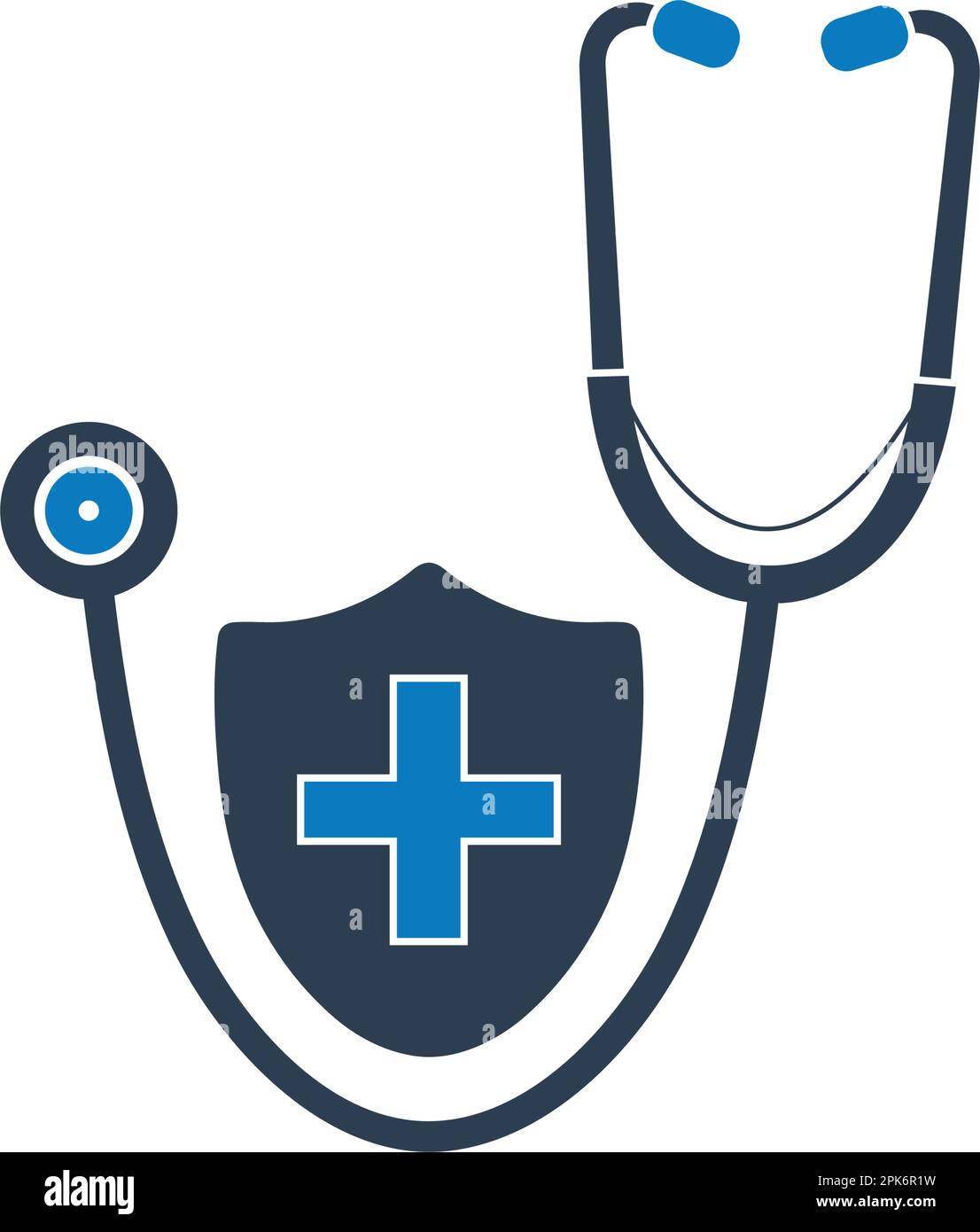Medical Shield Icon. Flat style vector EPS. Stock Vector