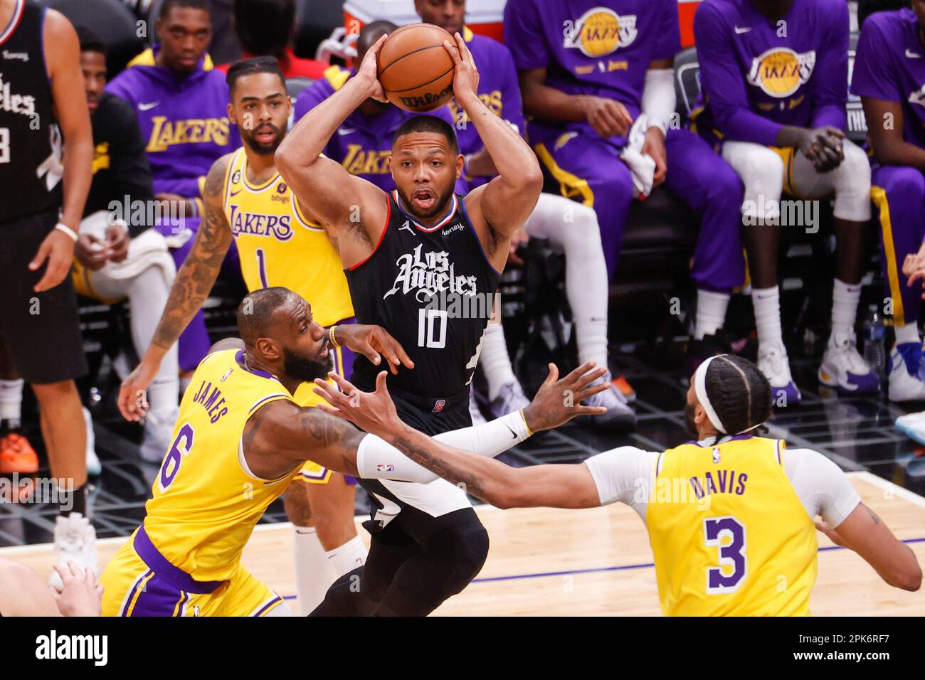 Los Angeles, California, USA. 5th Apr, 2023. Los Angeles Clippers guard