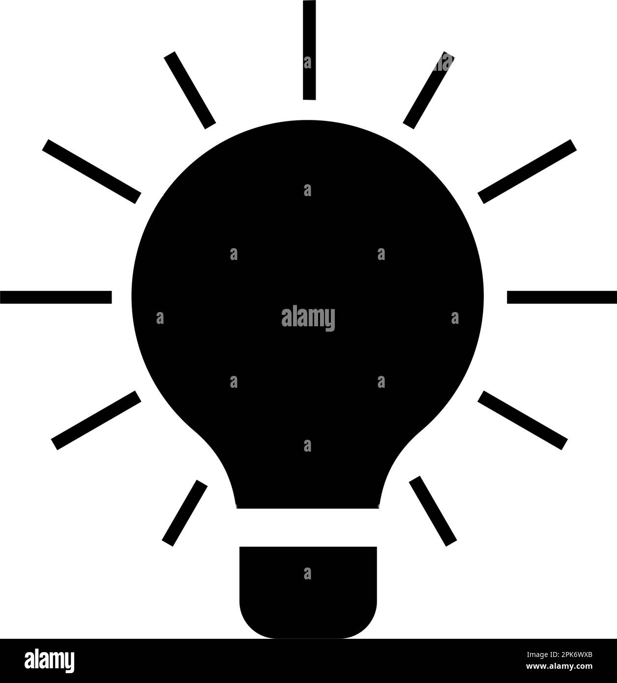 Black light bulb vector icon did you know banner for web. Stock Vector