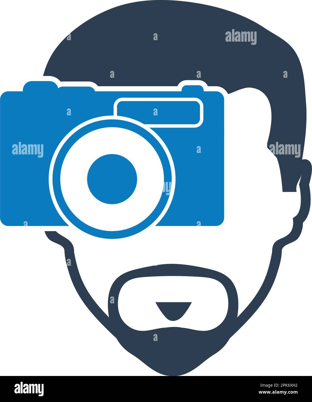 Photographer icon. Flat style vector EPS Stock Vector Image & Art - Alamy