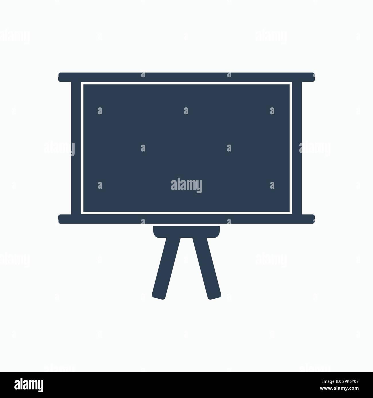 Presentation icon. Flat style vector EPS. Stock Vector