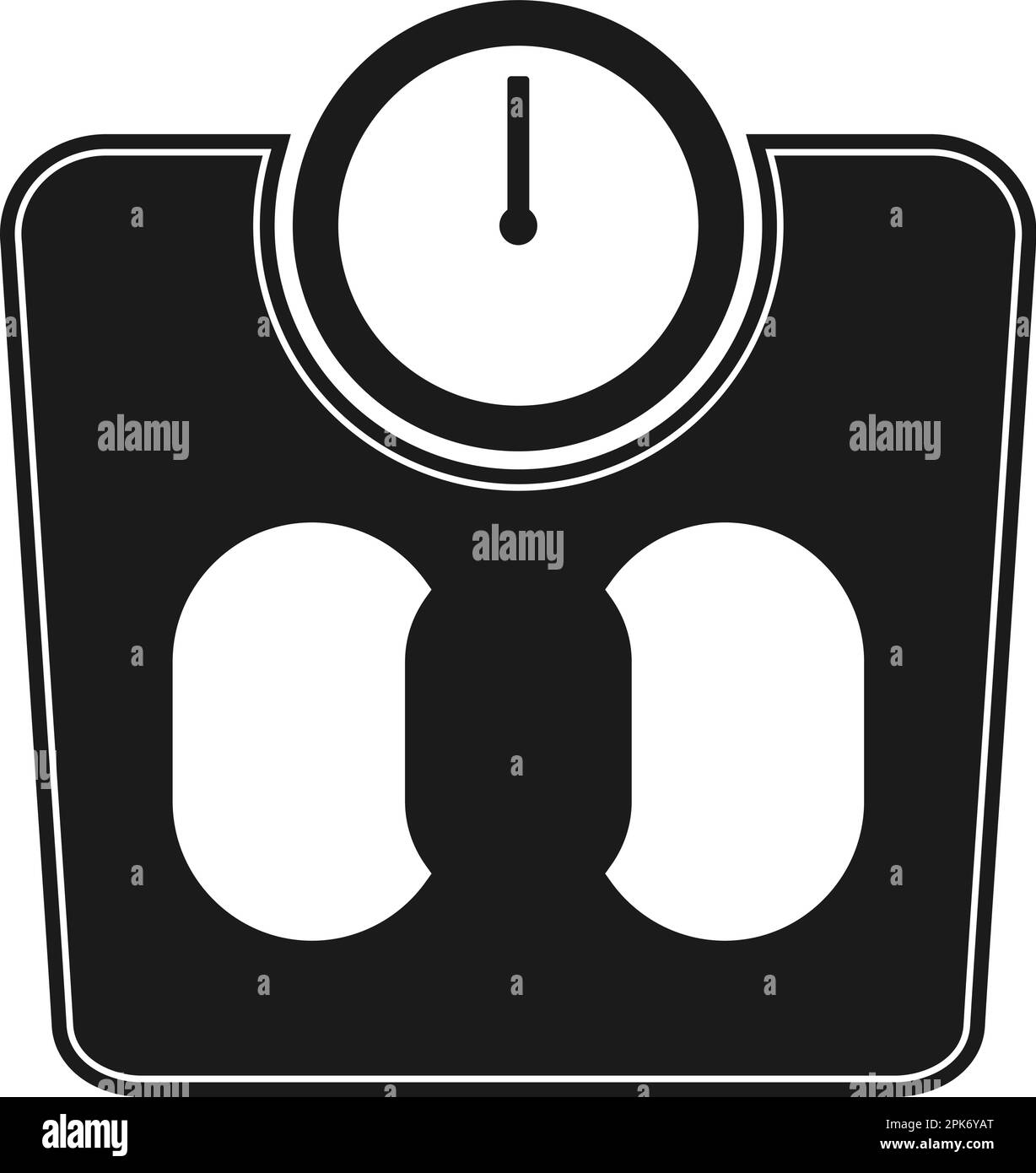 Weight scale icon. Flat style vector EPS Stock Vector Image & Art Alamy