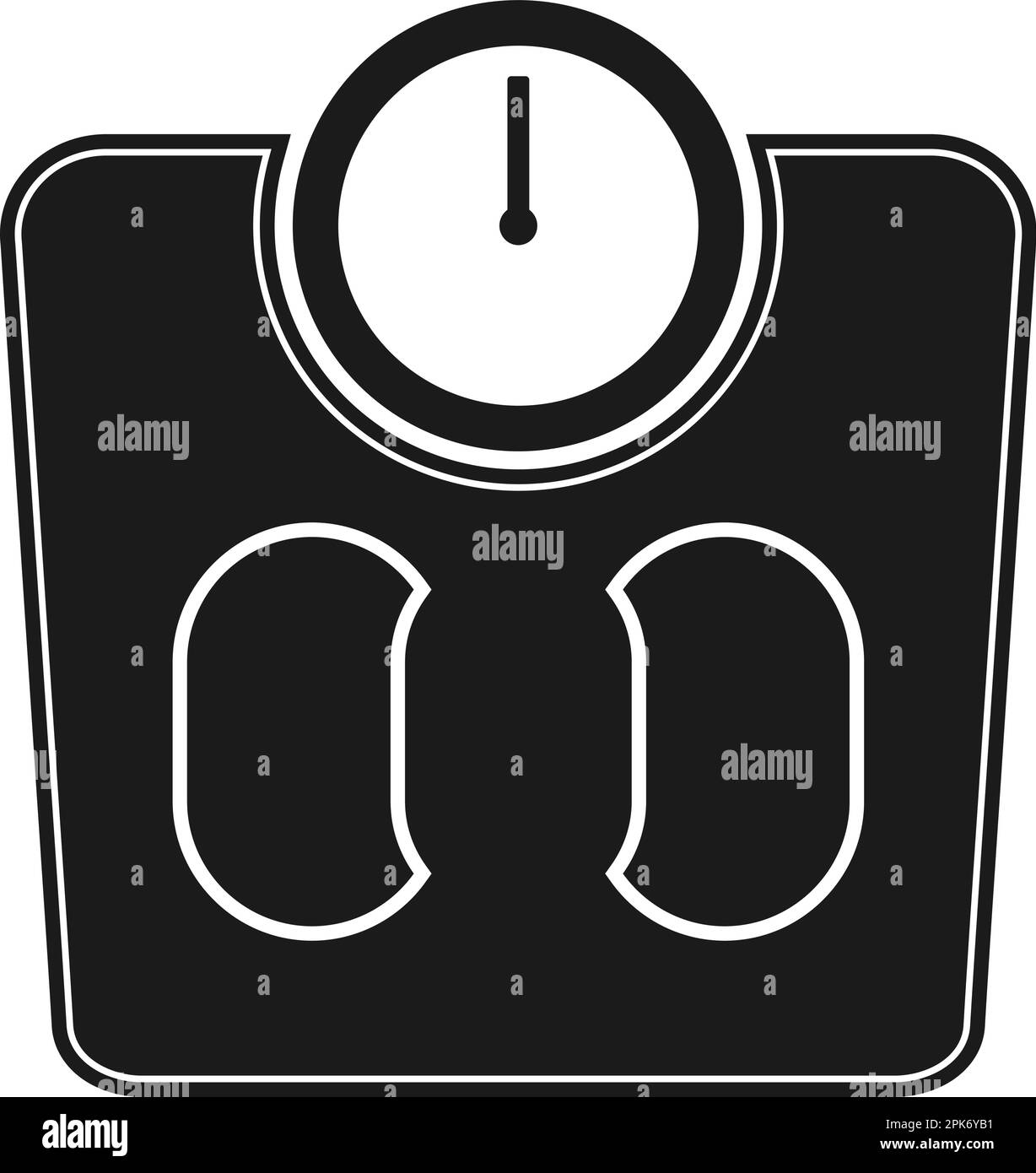 Weight scale icon. Flat style vector EPS Stock Vector Image & Art Alamy