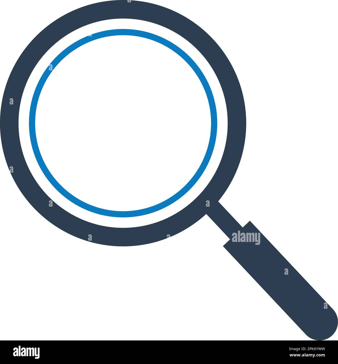 Magnifying glass or search icon. Flat style vector EPS. Stock Vector