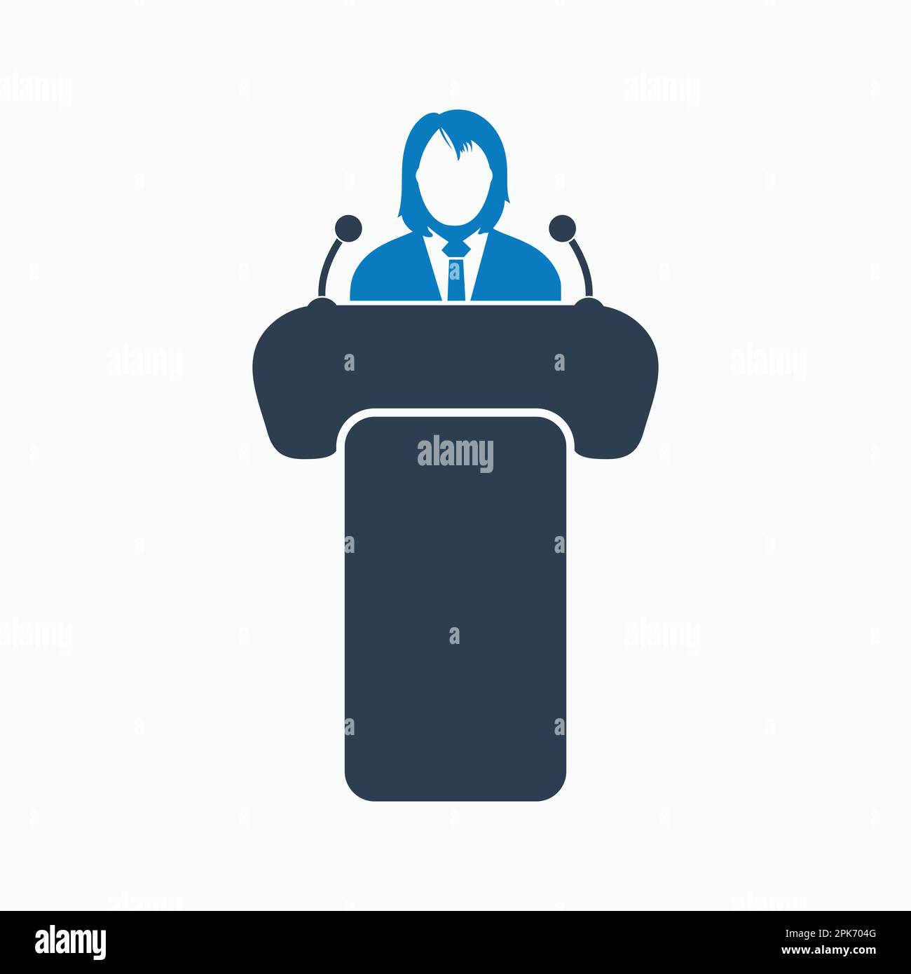 Speaker icon. Flat style vector EPS. Stock Vector