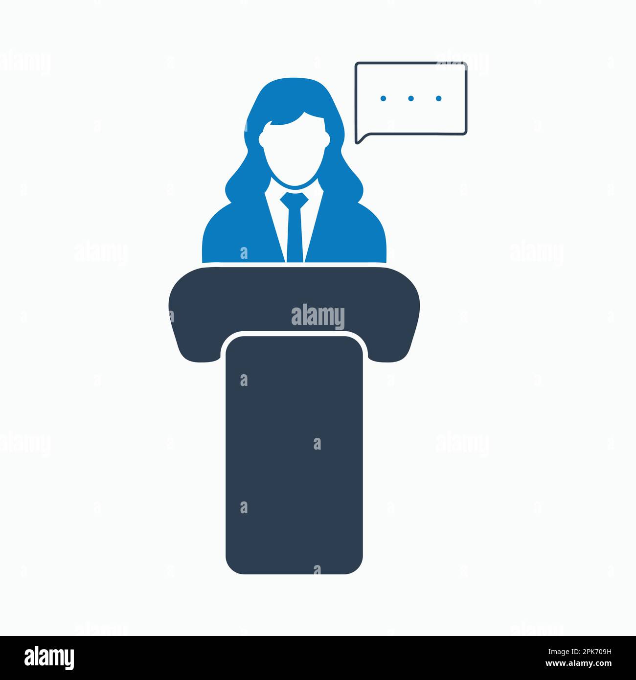 Speaker icon. Flat style vector EPS Stock Vector Image & Art Alamy